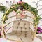Artificial Eucalyptus Garland Faux Silk Leaf (1 Pcs Round Leaf) 4"D x 4"W x 70"H
